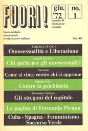 FUORI! Storia del Primo Movimento di Liberazione Omosessuale in Italia (1971-1982)