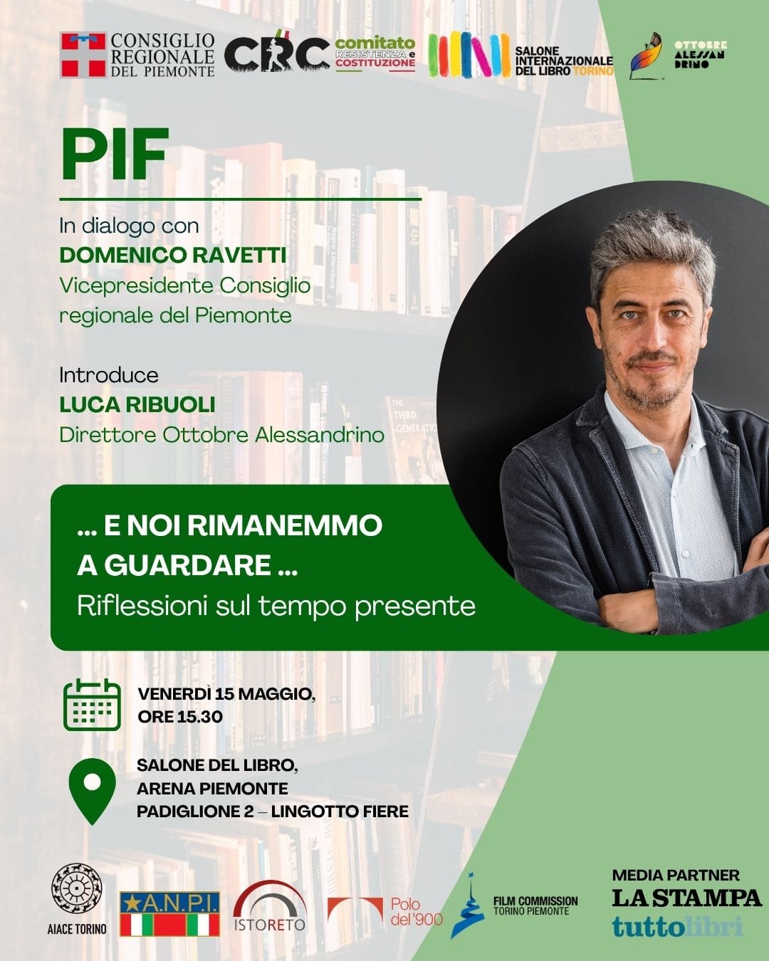 “…E NOI RIMANEMMO A GUARDARE… Riflessioni sul tempo presente”: incontro con il regista e scrittore PIF