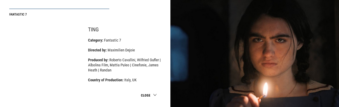 “Ting” di Maximilien Dejoie selezionato al Fantastic 7 del Festival di Cannes