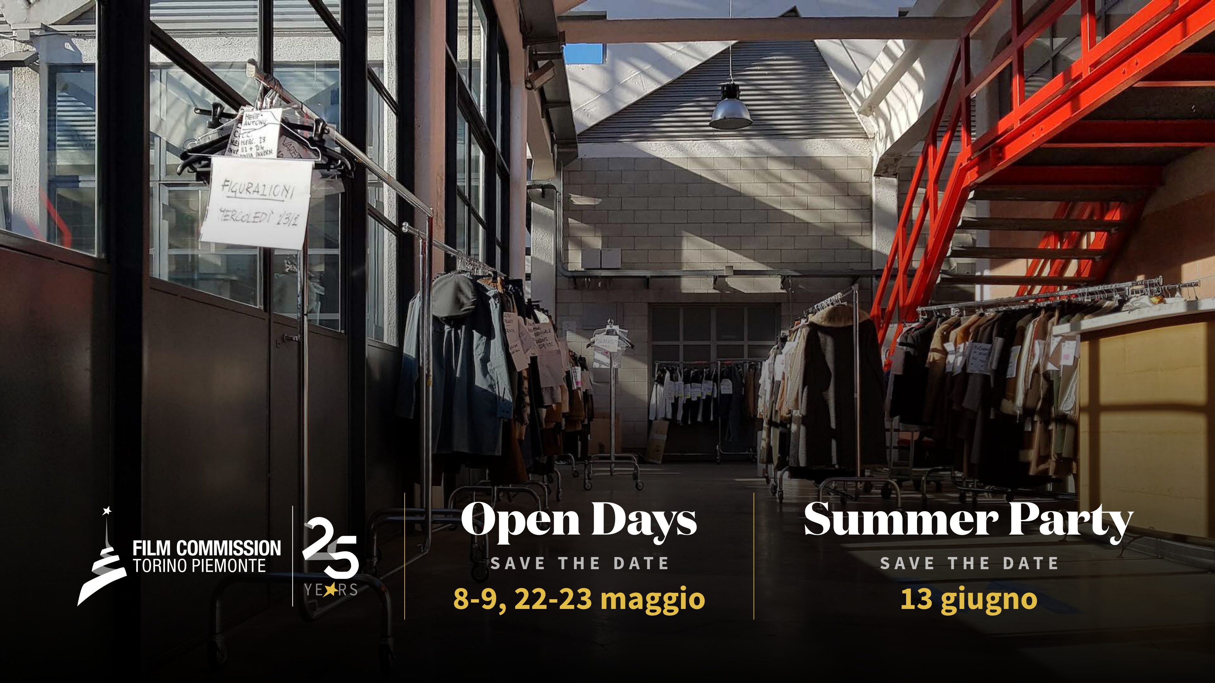 5 giornate di Open Day presso la sede di Film Commission Torino Piemonte: al via le registrazioni