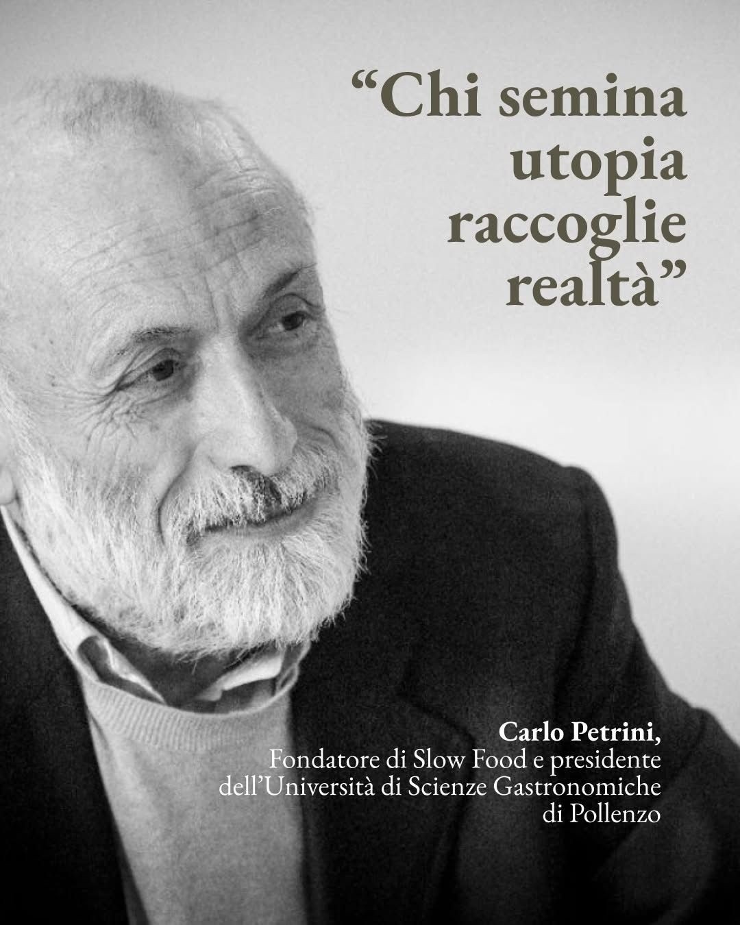Addio a Carlo Petrini