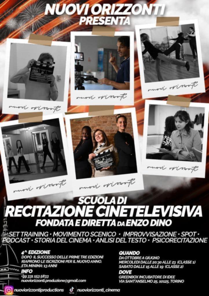 Nuovi  Orizzonti: nuovi corsi di recitazione cinetelevisiva 