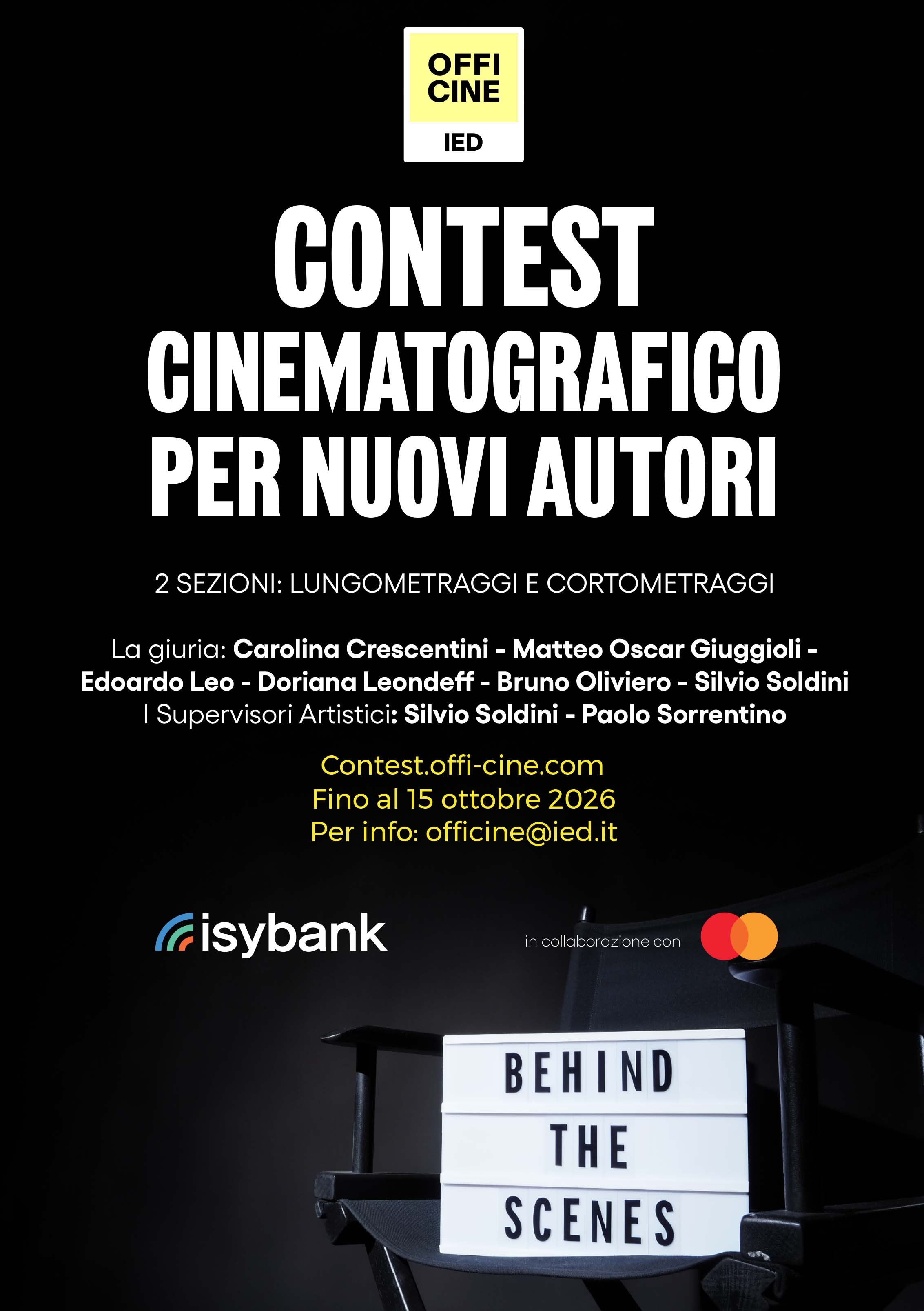 Contest Cinematografico per Nuovi Autori