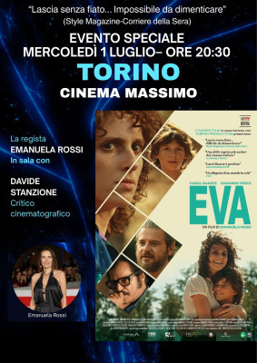 ’EVA’ di Emanuela Rossi: proiezione speciale al cinema Massimo di Torino