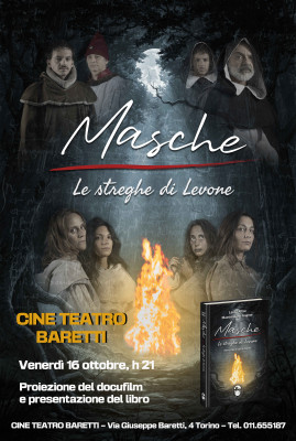 “Masche, le streghe di Levone”: proiezione speciale al CineTeatro Baretti di Torino