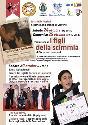 “I figli della scimmia” di Tommaso Landucci: proiezione speciale a Giaveno