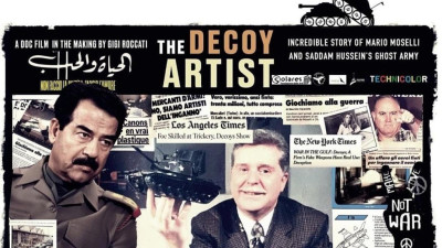 A ’The Decoy Artist – The Incredible Story of Mario Moselli and Saddam Hussein’s Phantom Army’ il GEDI Visual Award 2026